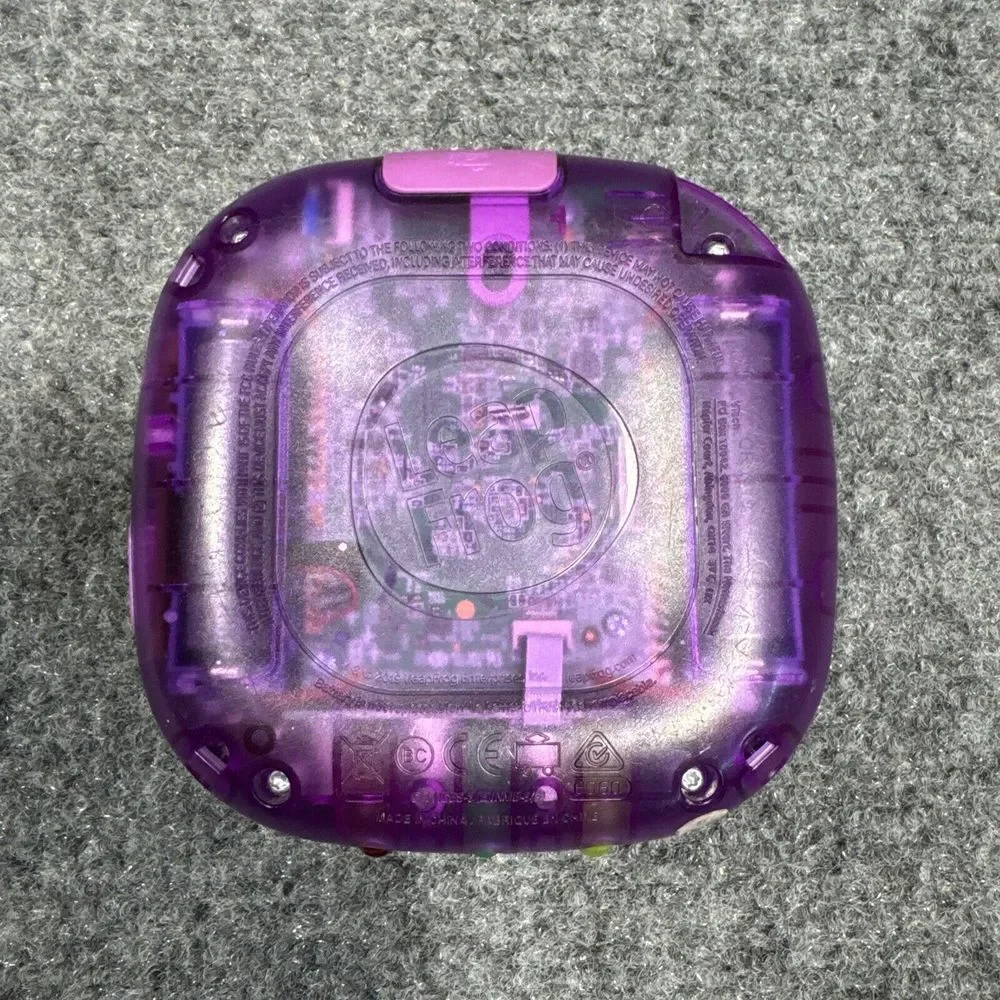 Leap Frog RockIt Twist‎ Purple Rechargeable Handheld Portable Learning Game